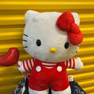 Hello Kitty Plush in Red Love